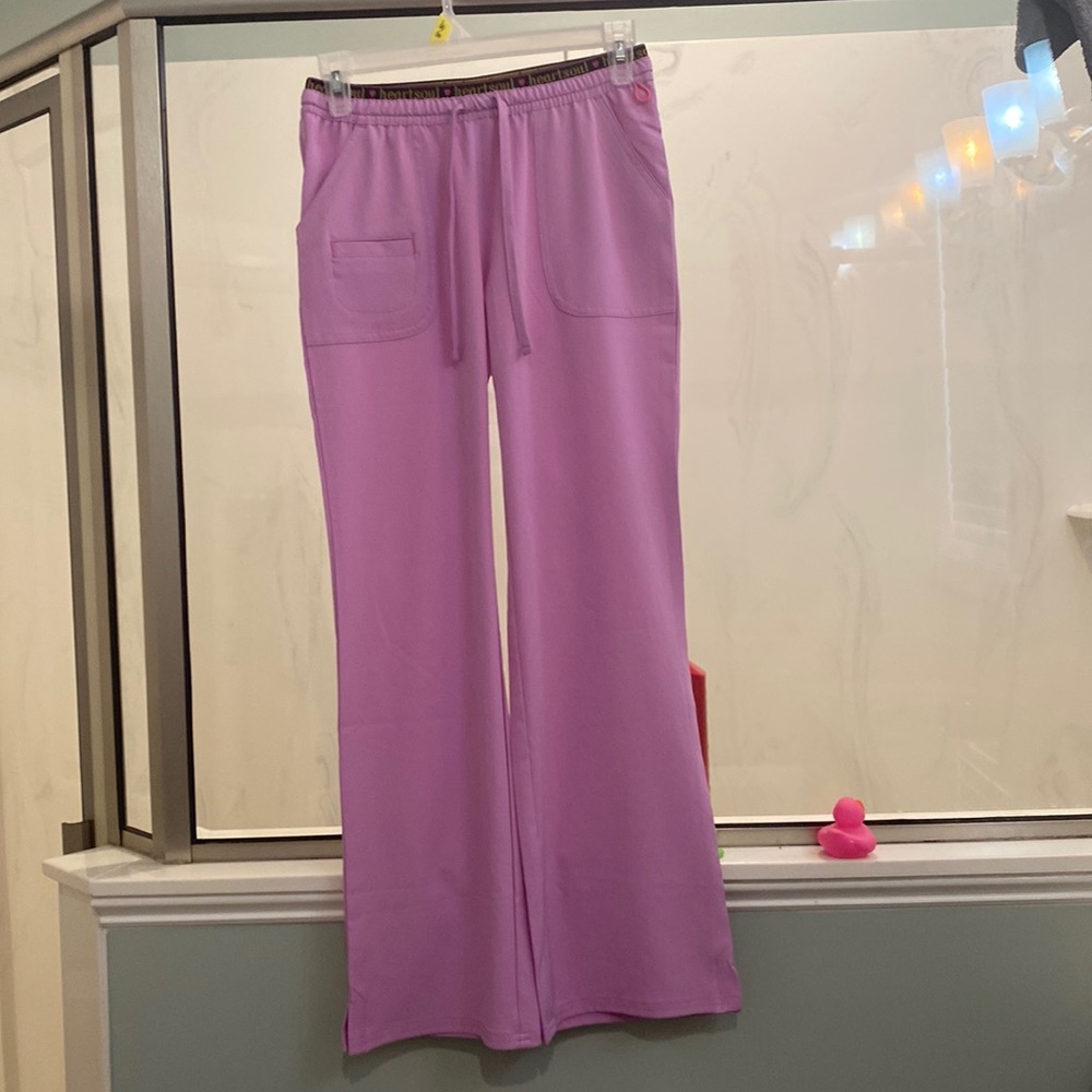 Heartsoul lavender colored scrub pants. XS Petite.